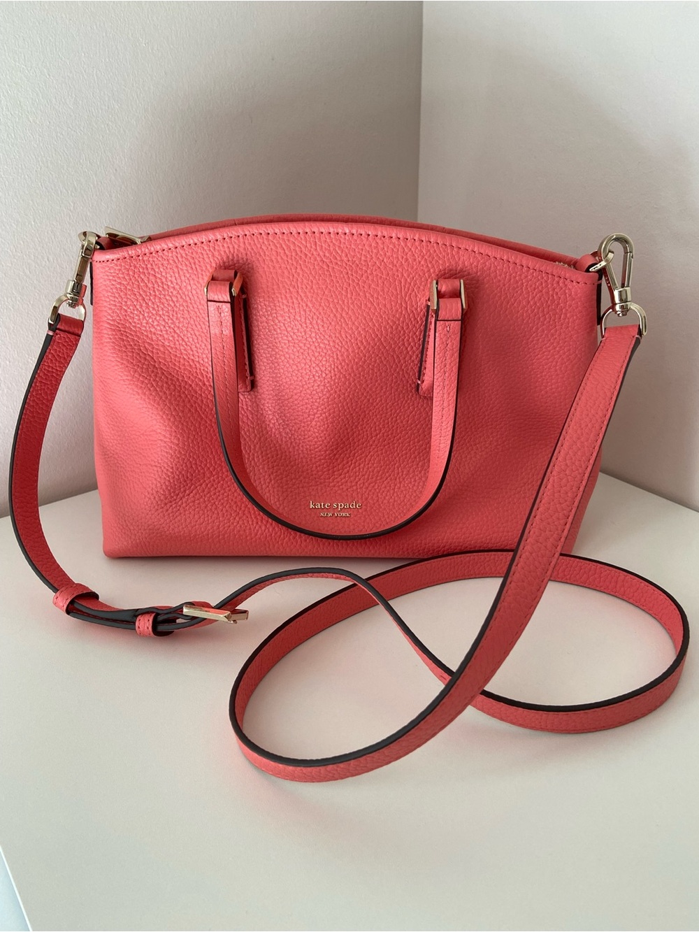 Kate Spade Coral Abbott Crossbody Satchel